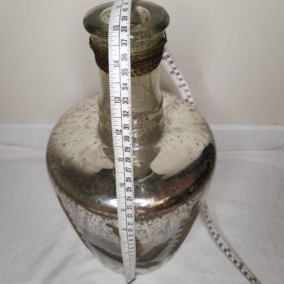 Large mercury glass jug bottle - Picture 8 of 8